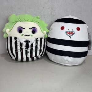 NEW BEETLEJUICE & SANDWORM 10" JAZWARES ORIGINAL SQUISHMALLOWS COLLECTIBLE PLUSH